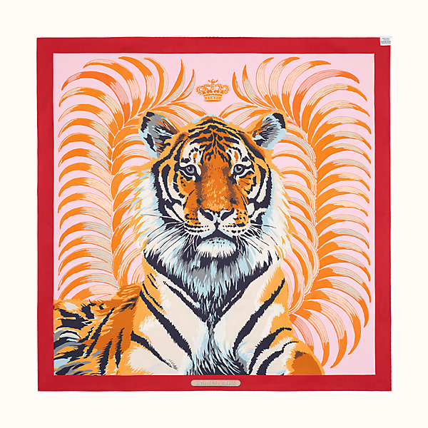 Tigre Royal double face scarf 90 | Hermès USA